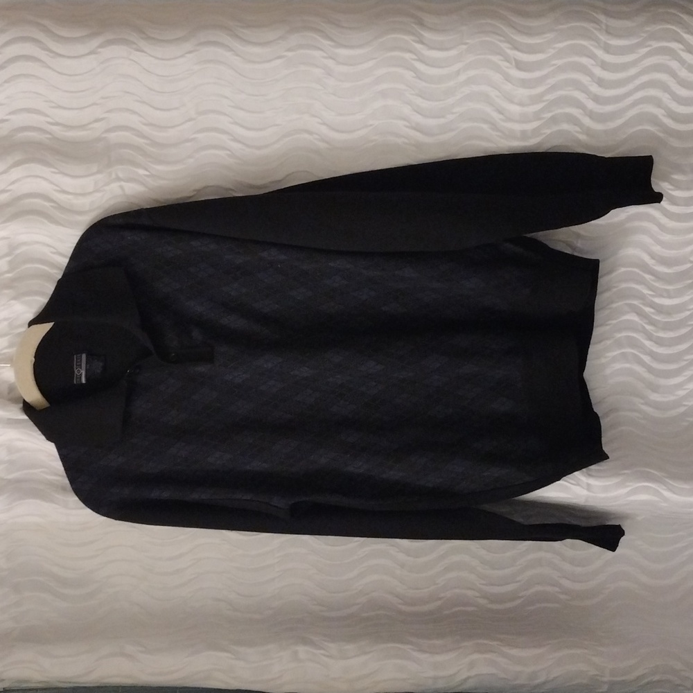 Chereskin XL Sweater Argyle Black Blue